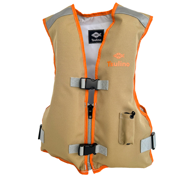 フローティングベスト　スリム(ベージュオレンジ-フリー)